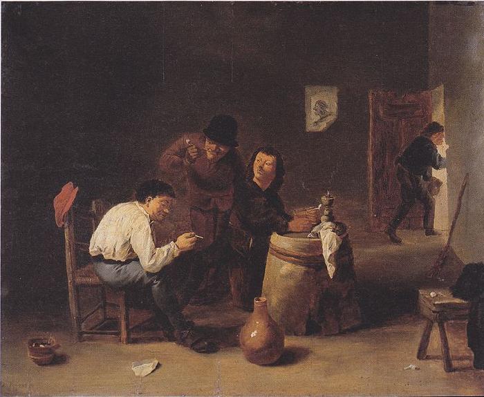 David Teniers the Younger Tavern Scene oil painting image